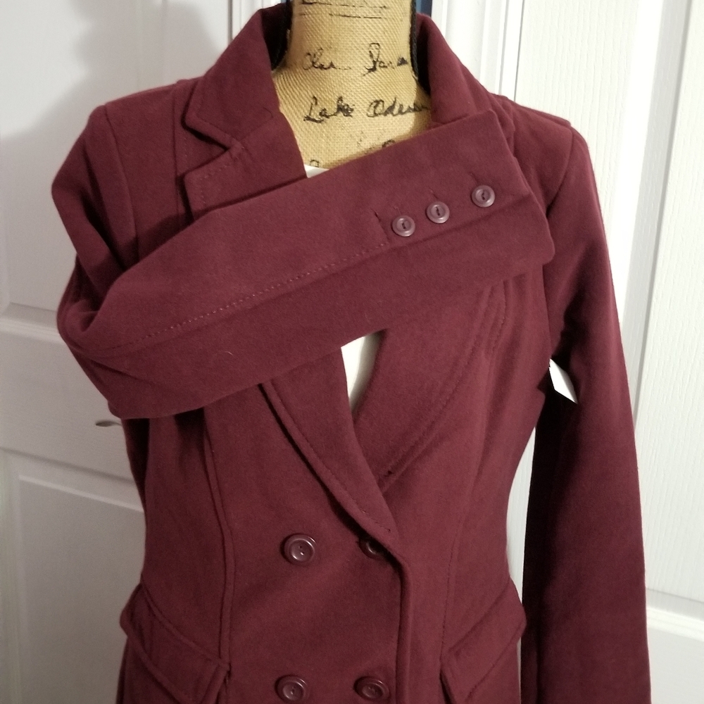 🌬 NEW Women's Classic Double Breasted Coat with Pockets - Picture 4 of 17